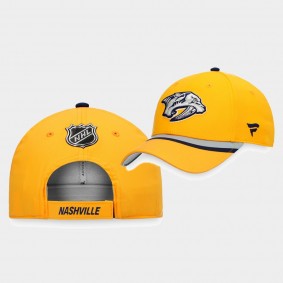 Nashville Predators 2021 Special Edition Gold Adjustable Hat