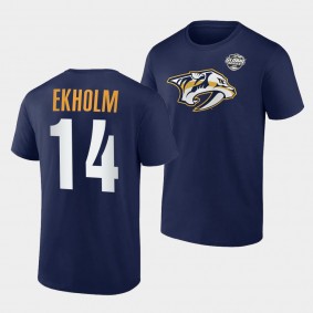 Mattias Ekholm 2022 NHL Global Series Nashville Predators Navy T-Shirt
