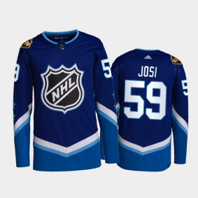 Nashville Predators Roman Josi #59 2022 NHL All-Star Jersey Blue Western Primegreen Authentic