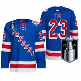 New York Rangers 2022 Stanley Cup Playoffs Adam Fox Authentic Pro Jersey
