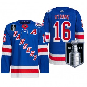 New York Rangers 2022 Stanley Cup Playoffs Ryan Strome Authentic Pro Jersey