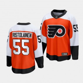 Philadelphia Flyers Rasmus Ristolainen 2023-24 Home Burnt Orange Premier Breakaway Player Jersey Men's