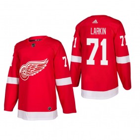 Men's Detroit Red Wings Dylan Larkin #71 Home Red Authentic Player Cheap Jersey