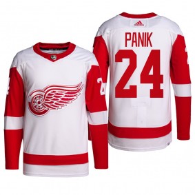 2022 Detroit Red Wings Richard Panik Away Jersey White Primegreen Authentic Pro Uniform