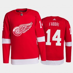 2021-22 Detroit Red Wings Robby Fabbri Pro Authentic Jersey Red Home Uniform