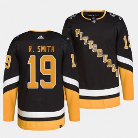 Reilly Smith Pittsburgh Penguins Alternate Black #19 Authentic Pro Primegreen Jersey Men's