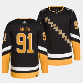 Reilly Smith #91 Pittsburgh Penguins Alternate Black Jersey Primegreen