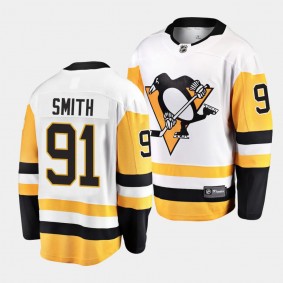 Pittsburgh Penguins Reilly Smith Away White Breakaway Player Jersey Men's