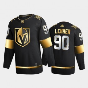 Vegas Golden Knights Robin Lehner #90 2020-21 Golden Edition Black Limited Authentic Jersey