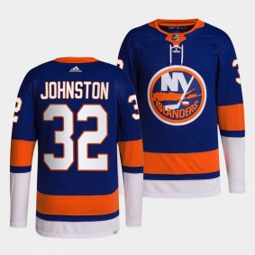 New York Islanders 2022 Home Ross Johnston #32 Royal Jersey Primegreen Authentic Pro