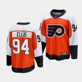 Philadelphia Flyers Ryan Ellis 2023-24 Home Burnt Orange Premier Breakaway Player Jersey Men's