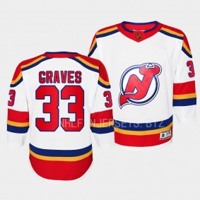 Ryan Graves New Jersey Devils Youth Jersey 2022 Special Edition 2.0 White Premier Jersey