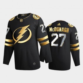 Tampa Bay Lightning Ryan Mcdonagh #27 2020-21 Authentic Golden Black Limited Edition Jersey