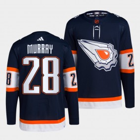 Reverse Retro 2.0 Edmonton Oilers Ryan Murray #28 Navy Authentic Primegreen Jersey 2022