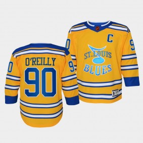 Youth Ryan O'Reilly Blues Yellow Special Edition 2.0 Jersey