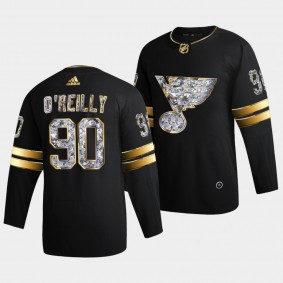 St. Louis Blues Ryan O'Reilly 2022 Stanley Cup Playoffs Diamond Edition Black Jersey