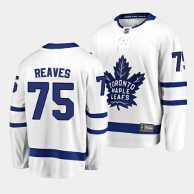 Ryan Reaves Toronto Maple Leafs Away White #75 Breakaway Player Jersey Men's