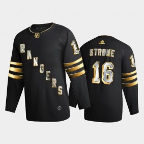 New York Rangers Ryan Strome #16 2020-21 Golden Edition Black Limited Authentic Jersey