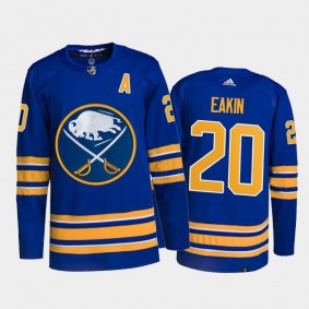 2021-22 Sabres Cody Eakin Home Royal Jersey