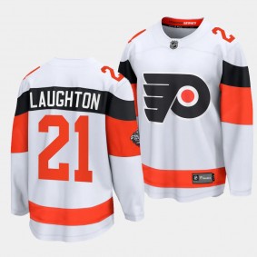 Philadelphia Flyers Scott Laughton 2024 NHL Stadium Series White Breakaway Player Jersey Men's