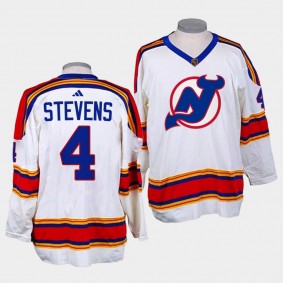 Scott Stevens New Jersey Devils Reverse Retro 2.0 2022-23 White Replica Jersey