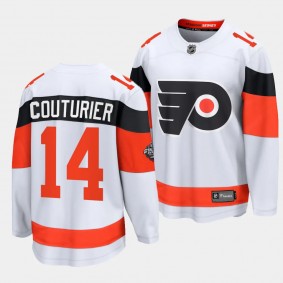 Philadelphia Flyers Sean Couturier 2024 NHL Stadium Series White Breakaway Player Jersey Men's