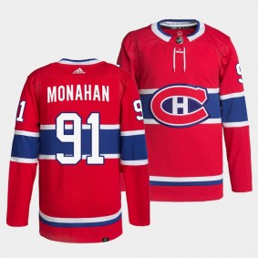 Montreal Canadiens Primegreen Authentic Sean Monahan #91 Red Jersey Home