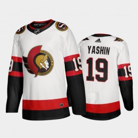 Ottawa Senators Alexei Yashin #19 Away White 2020-21 Adizero Jersey