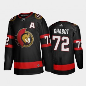 Ottawa Senators Thomas Chabot #72 Home Black 2020-21 Adizero Jersey