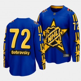 2024 NHL All-Star Game Sergei Bobrovsky Jersey Florida Panthers Blue #72 Breakaway Men's