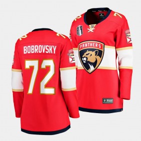 Sergei Bobrovsky Florida Panthers 2023 Stanley Cup Final Women Home 72 Jersey Breakaway Player