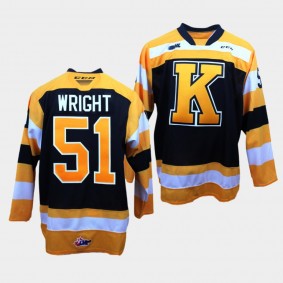 Shane Wright Kingston Frontenacs #51 2022 NHL Draft Jersey Black OHL