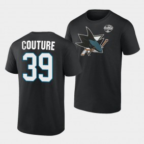 Logan Couture 2022 NHL Global Series San Jose Sharks Black T-Shirt