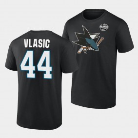 Marc-Edouard Vlasic 2022 NHL Global Series San Jose Sharks Black T-Shirt