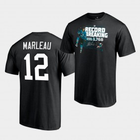 Sharks Patrick Marleau NHL Record Setter T-Shirt Black