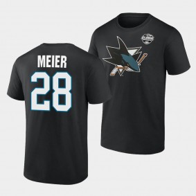 Timo Meier 2022 NHL Global Series San Jose Sharks Black T-Shirt
