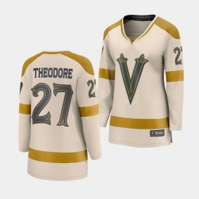 Shea Theodore Vegas Golden Knights 2024 NHL Winter Classic Women Breakaway Player 27 Jersey