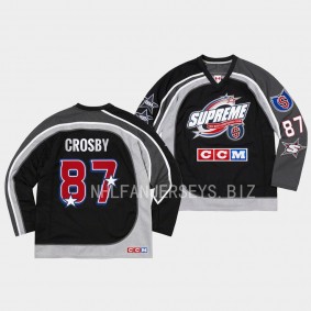 Sidney Crosby Pittsburgh Penguins 2023 All Stars Black #87 Jersey Supreme CCM hockey