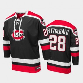 Kevin Fitzgerald #28 St. Cloud State Huskies 2021-22 College Hockey Black Jersey