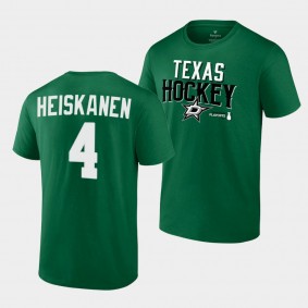 Miro Heiskanen Dallas Stars 2022 Stanley Cup Playoffs Hockey Green T-Shirt