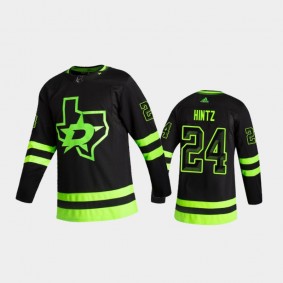 Dallas Stars Roope Hintz #24 Alternate Black 2020-21 Blackout Authentic Jersey