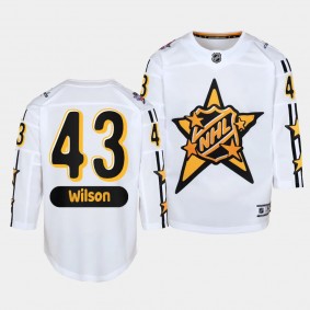 Tom Wilson Washington Capitals Youth Jersey 2024 NHL All-Star Game White Premier Jersey