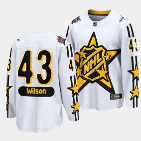 2024 NHL All-Star Game Tom Wilson Jersey Washington Capitals White #43 Breakaway Men's