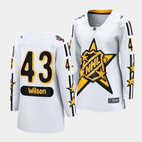 Washington Capitals Tom Wilson 2024 NHL All-Star Game Breakaway Women White Jersey