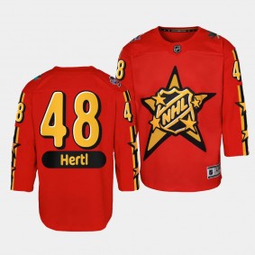San Jose Sharks #48 Tomas Hertl 2024 NHL All-Star Game Premier Red Youth Jersey