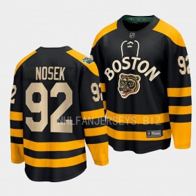 Boston Bruins Tomas Nosek 2023 Winter Classic Black Breakaway Jersey Men's