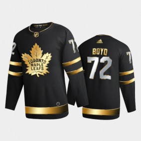 Toronto Maple Leafs Travis Boyd #72 2020-21 Authentic Golden Black Limited Edition Jersey