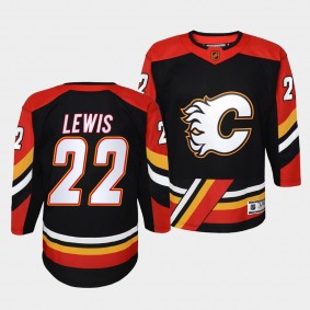 Calgary Flames Trevor Lewis 2022 Special Edition 2.0 Black #22 Youth Jersey Retro