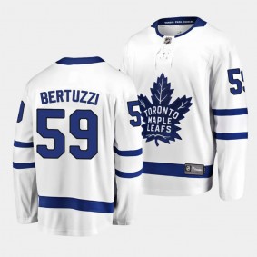 Toronto Maple Leafs Tyler Bertuzzi Away White Breakaway Player Jersey Men's