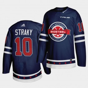Ethan Straky USA Team Blue 2021 BioSteel All-American Game #10 Jersey